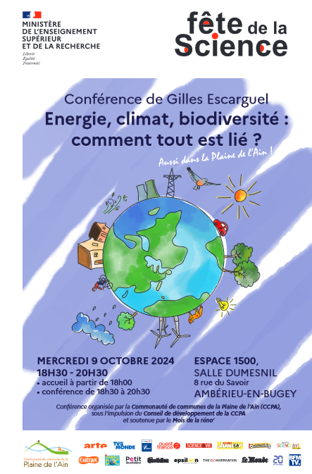 Conférence : énergie, climat, biodiversité : comment tout est lié ?